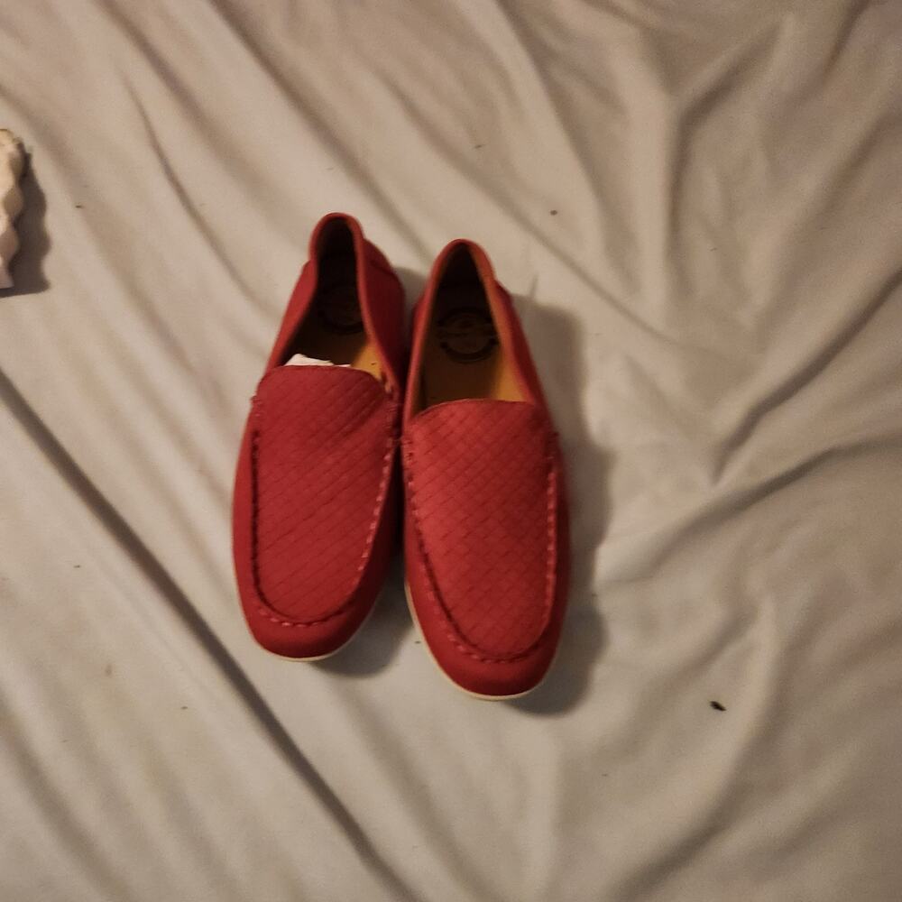 Driver Club USA Womens Size 6 3.5 On Genuine Moccasins Tan Leather NEW